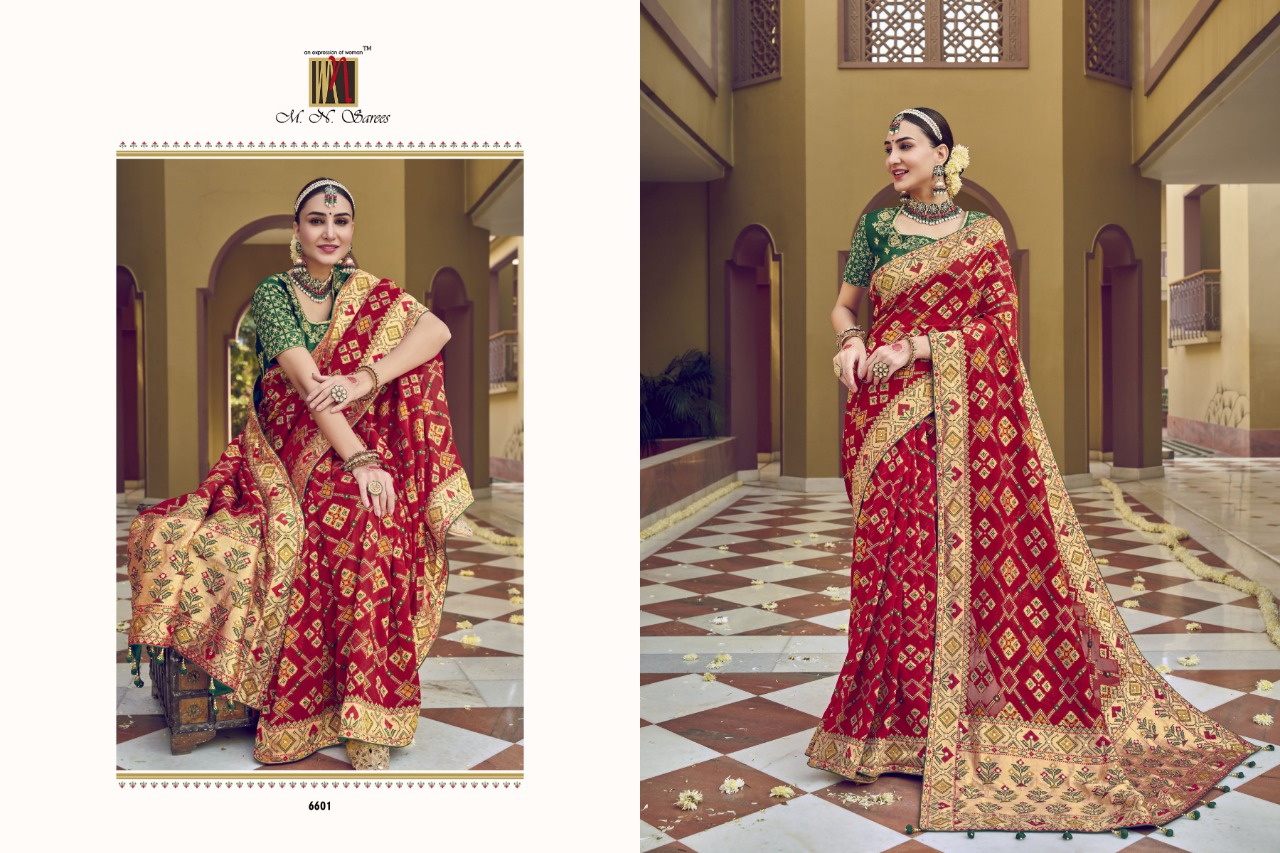 Rajgharana Vol 3 6600 Series By Mn Sarees