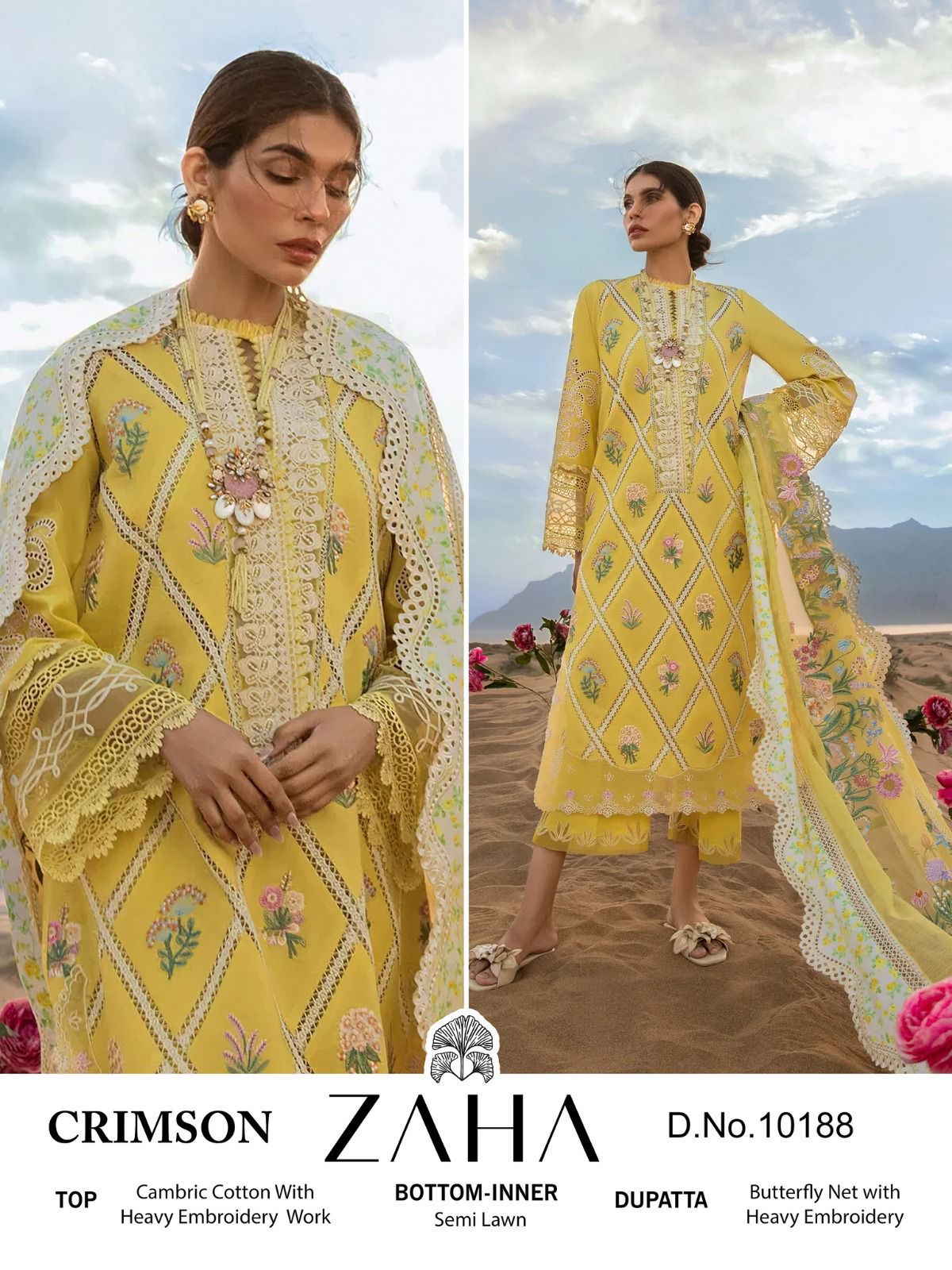 Crimson D No 10188 By Zaha Cotton Suits Manufacturing Surat