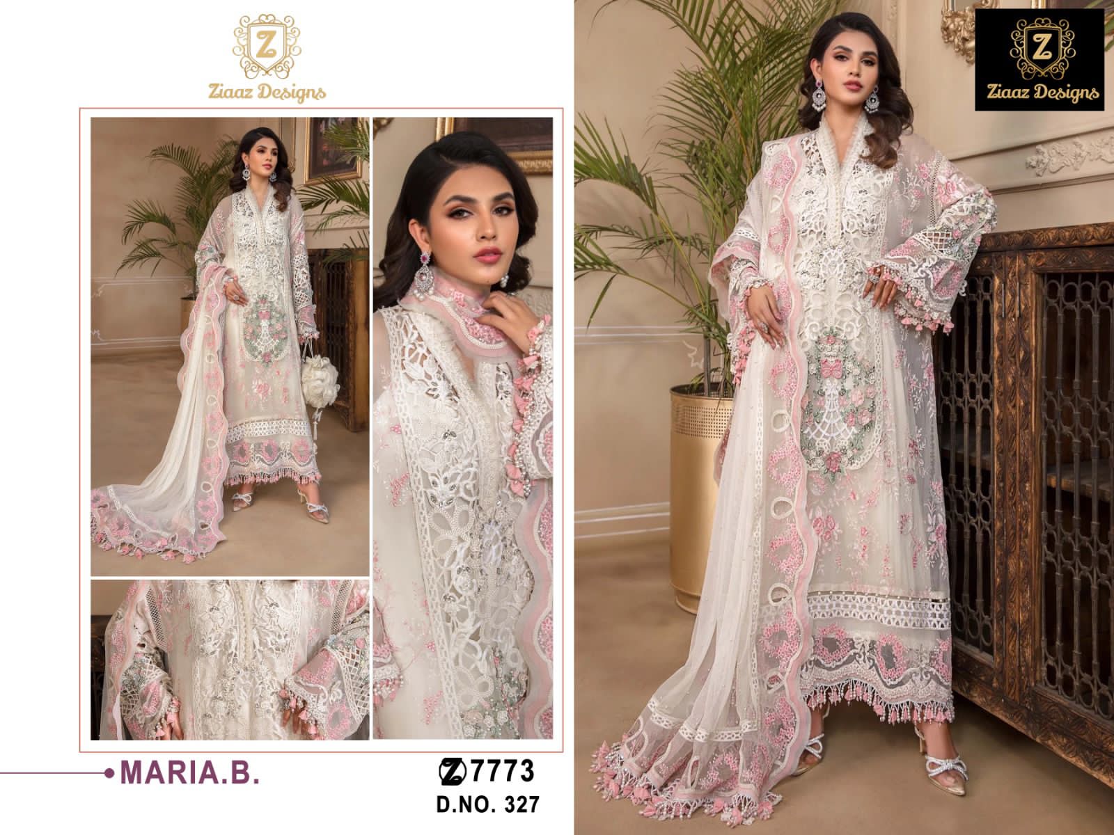 Ziaaz Designs D No 327 Pakistani Suits
