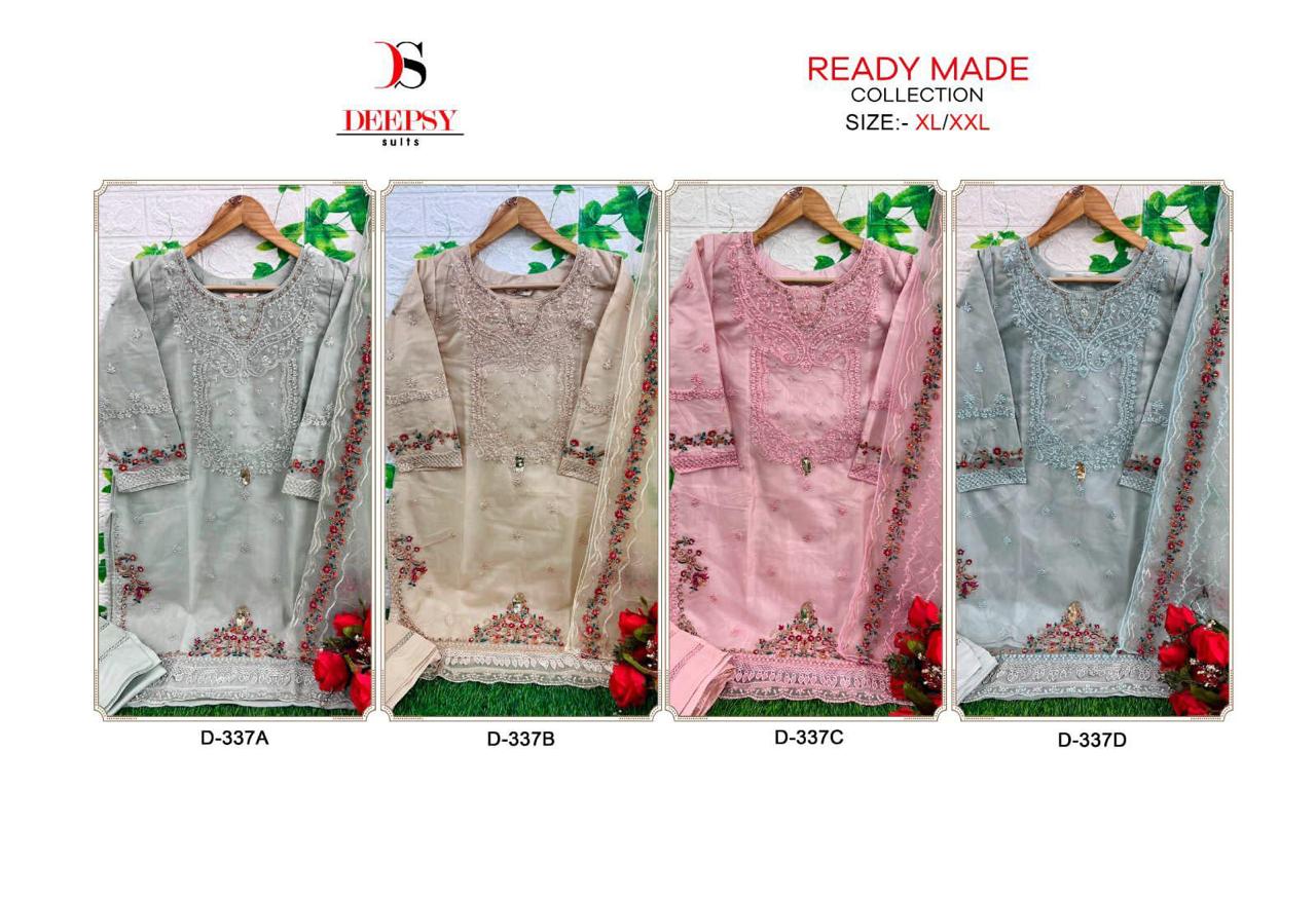 Deepsy Suits New Design D 337 Abcd Ready To Wear Collection Manufacturer Surat