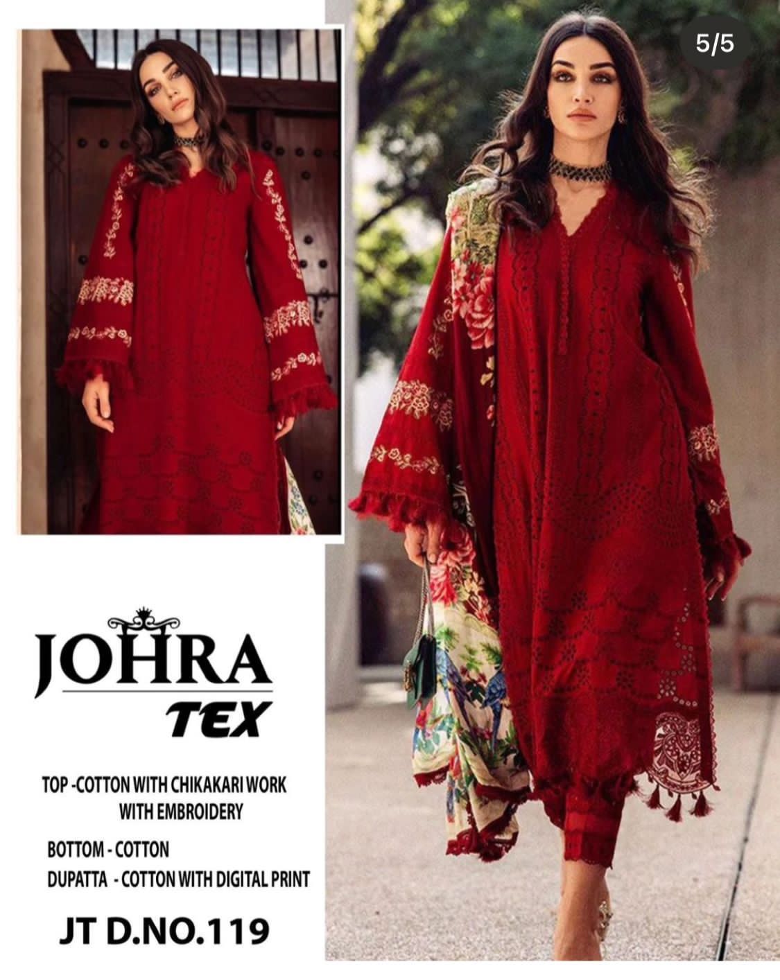 Jt 119 Colour By Johra Tex