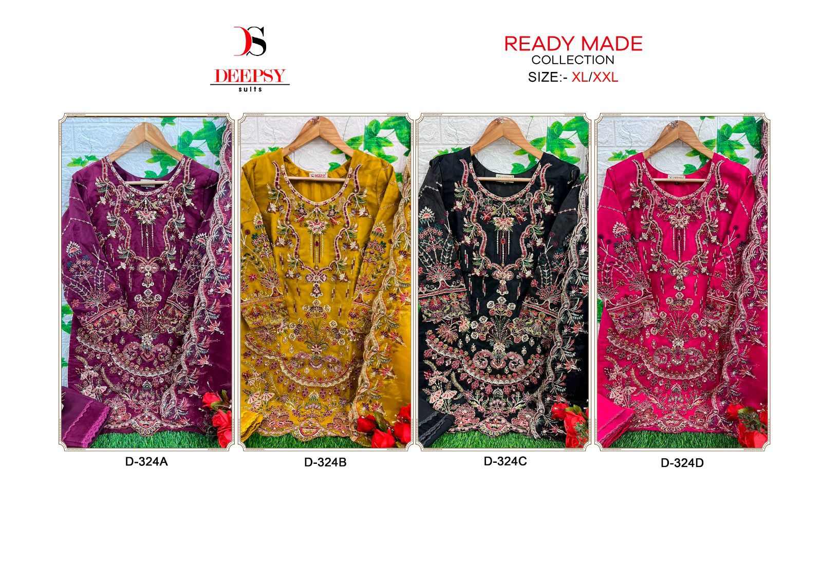 Deepsy Suits D 324 Abcd Ready To Wear Collection Manufacturer Surat