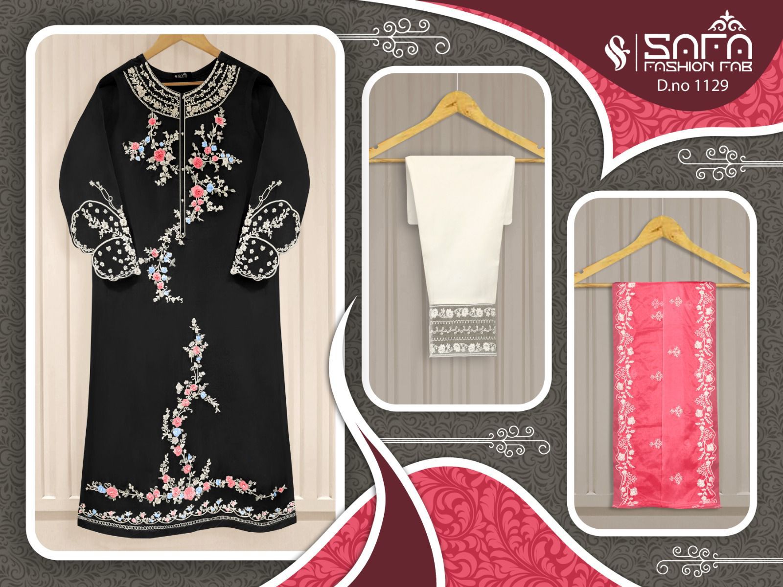 Sf D No 1129 By Safa Fashion Fab Laxuria Pret Formal Wear Collection Manufacturer Surat