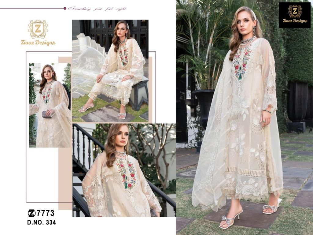 Ziaaz Designs D No 334 Cotton Suits Manufacturing Surat