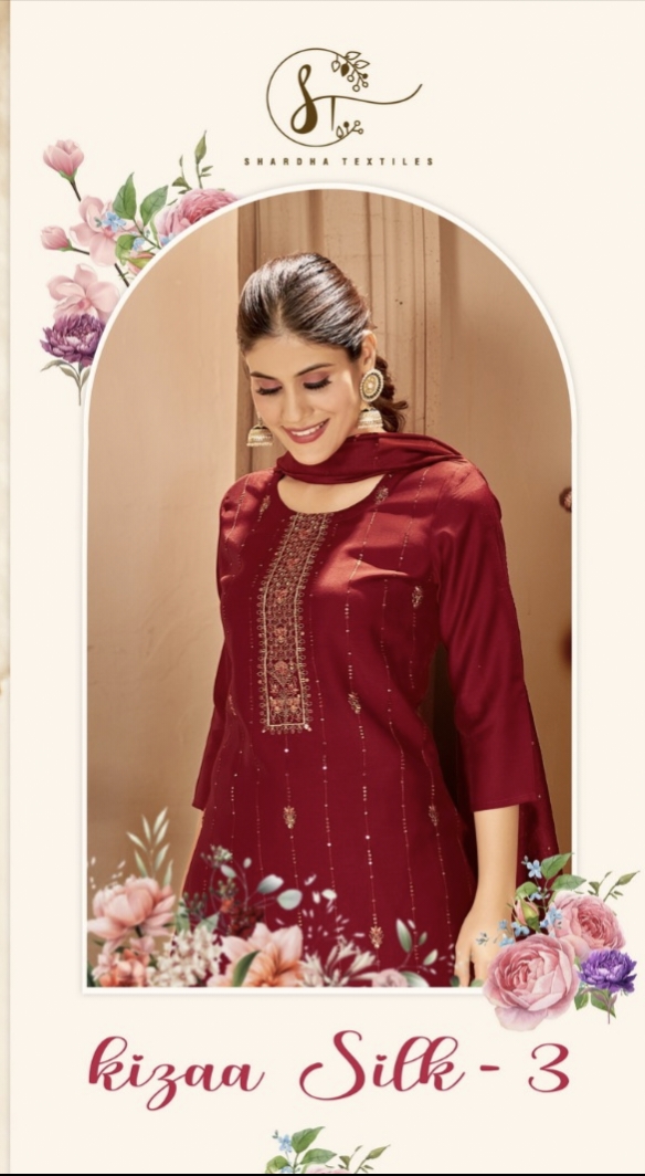 Kizaa Silk Vol 3 By Sharda Textile