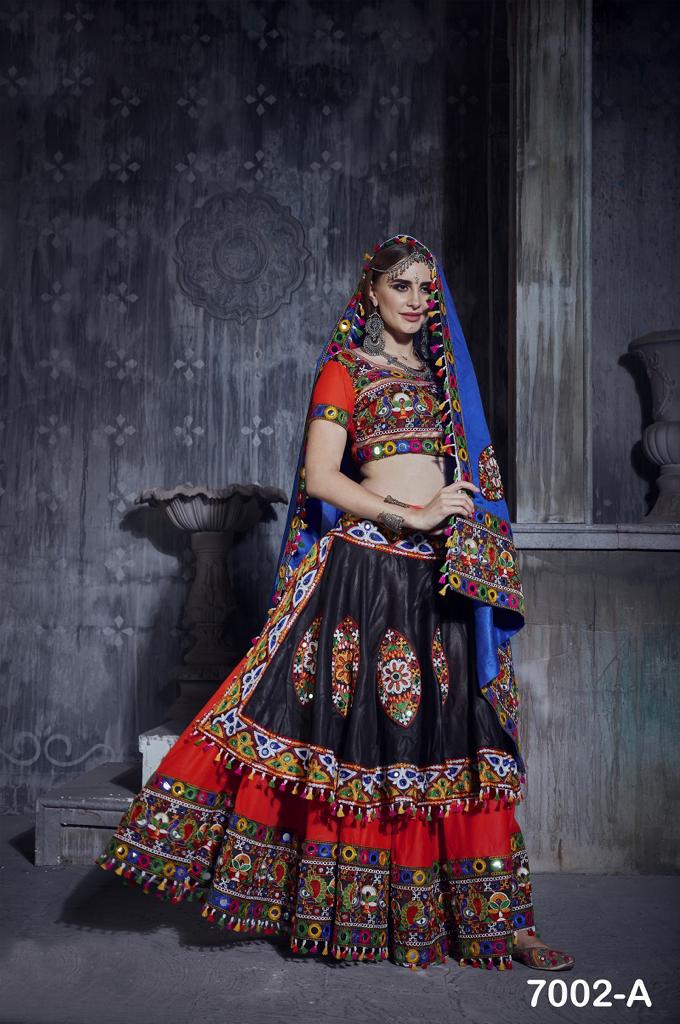 Rajwadi Navratri Chaniya Choli Design 7002 Navratri Collection Surat