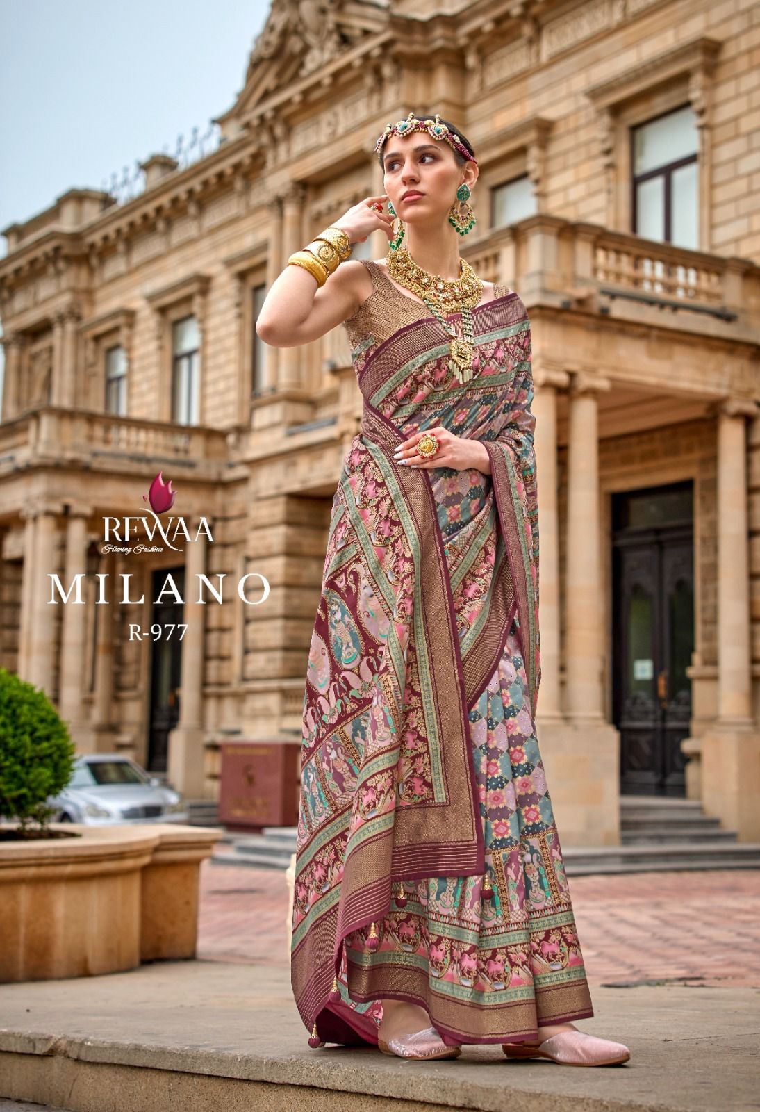 Milano Rewaa Silk Saree Party Wear