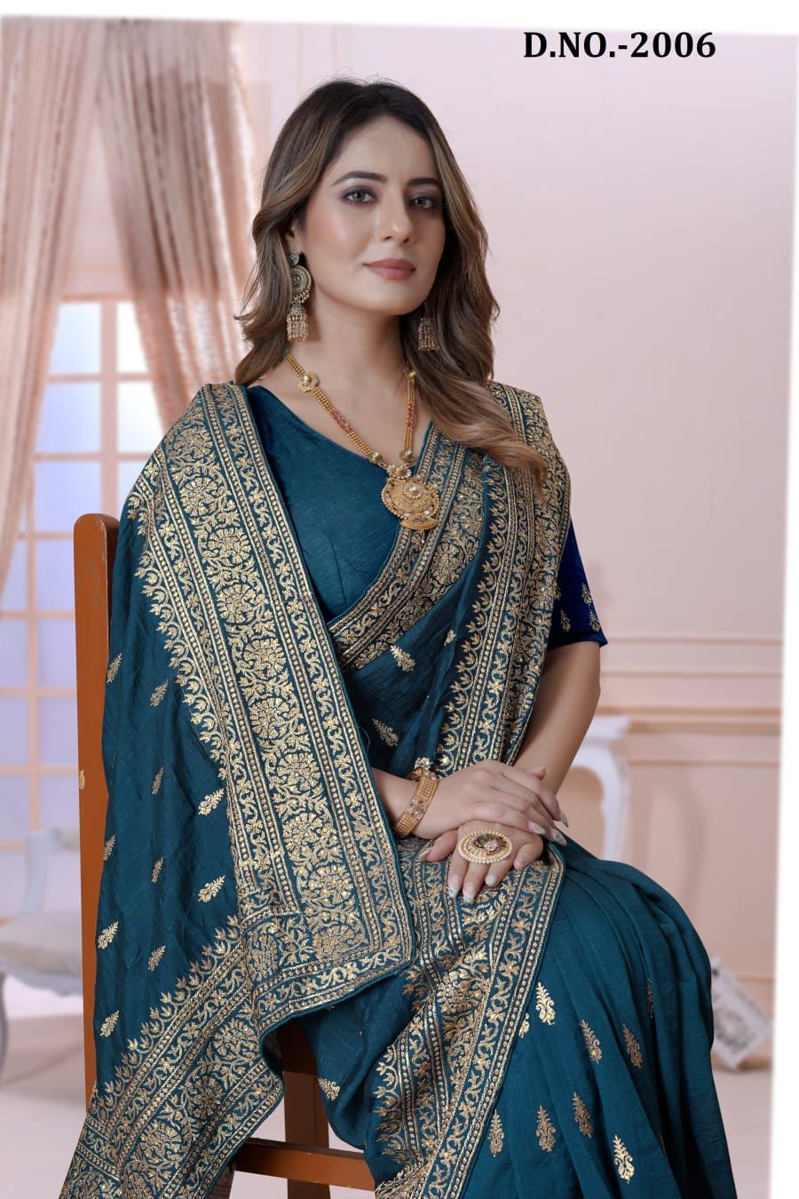 Tamanna Nari Fashion Jari Embroidery Sarees