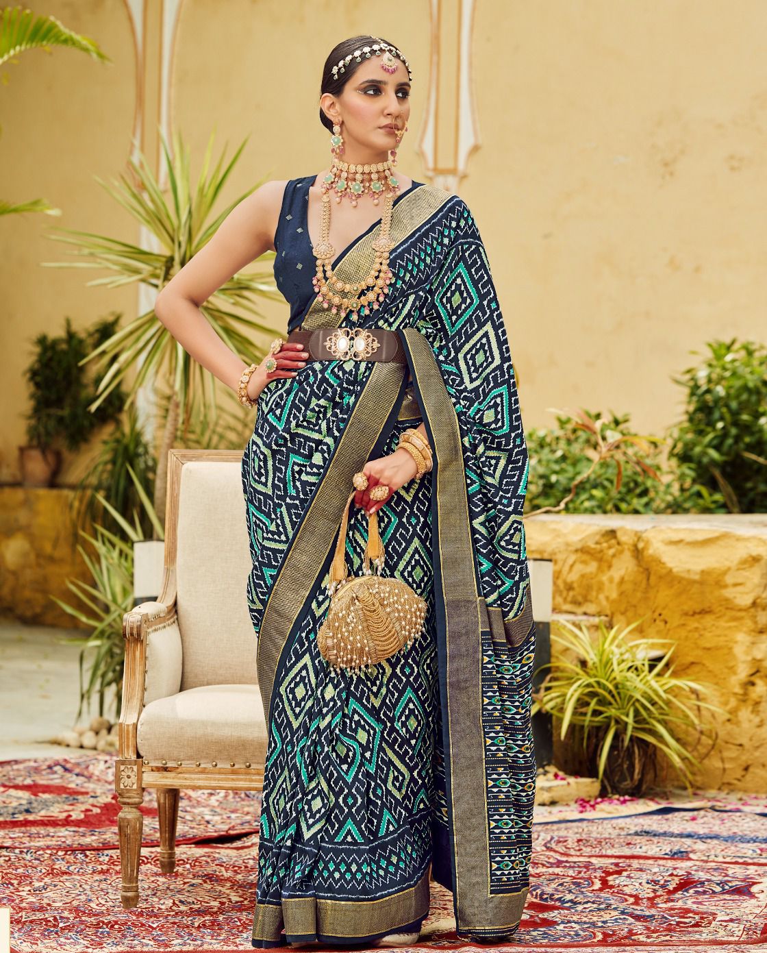 Sitaraman Vol 2 Velvet Tusser Silk With Back Cover