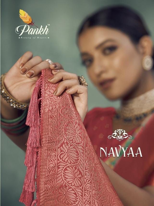 Navya Silk Pankh Tissue Silk Digital Print Sarees