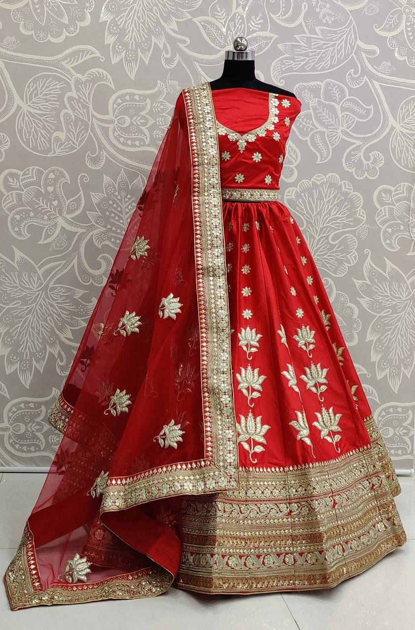 New Design Ar901 Gotta Patti Work Thread And Dori Work Bridal Lehenga Choli Collection