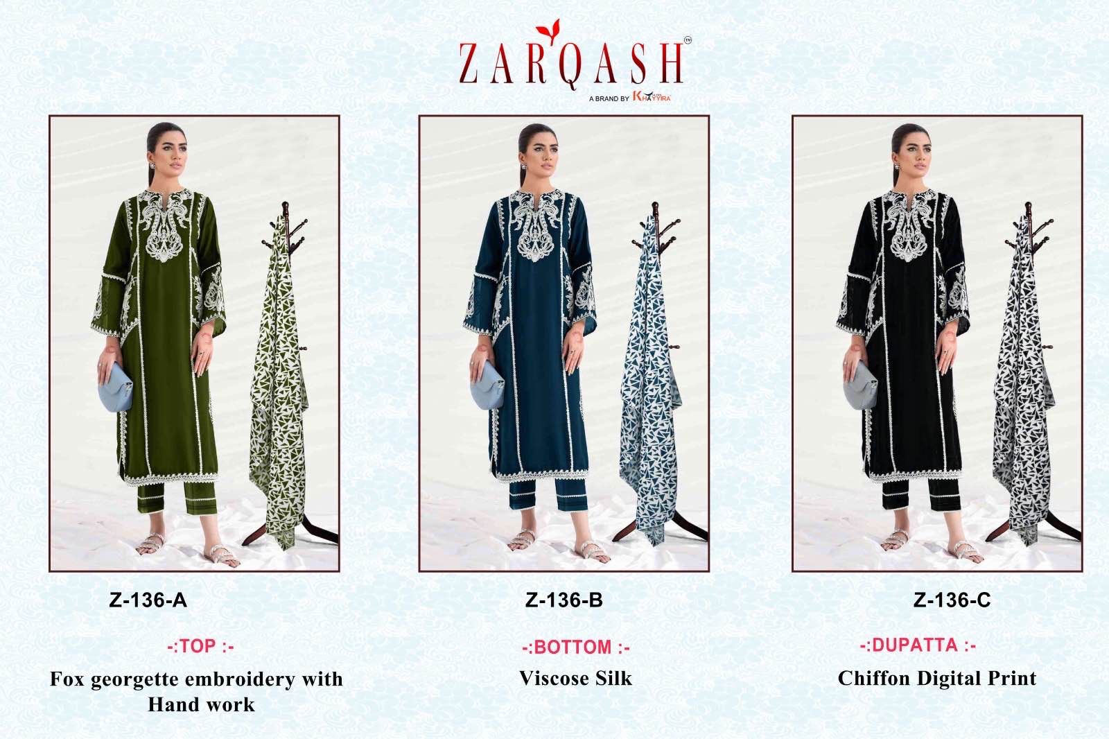 Z 136 Zarqash Readymade Collection