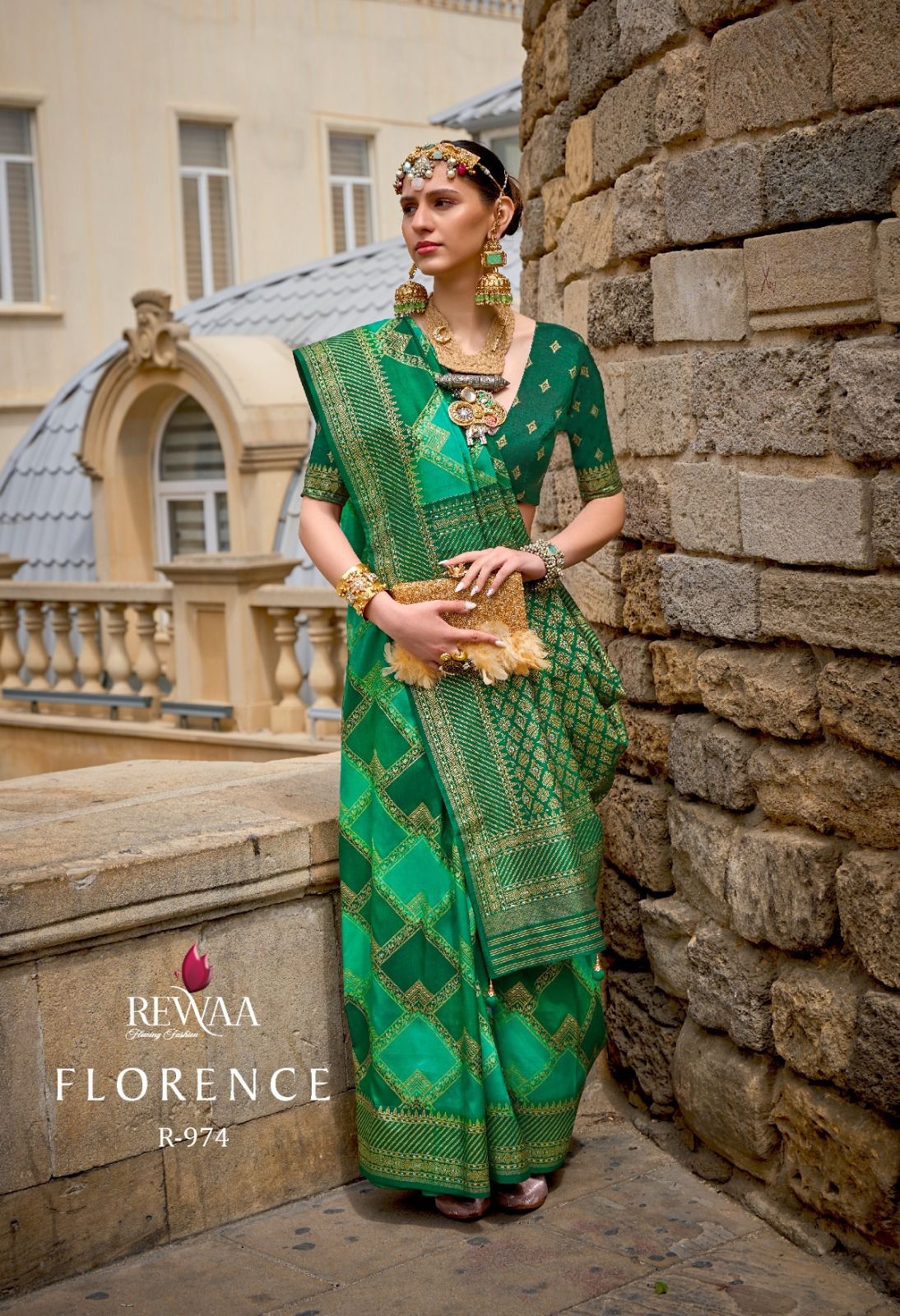 Florence Rewaa Vp Silk With Aqua Finish Collection