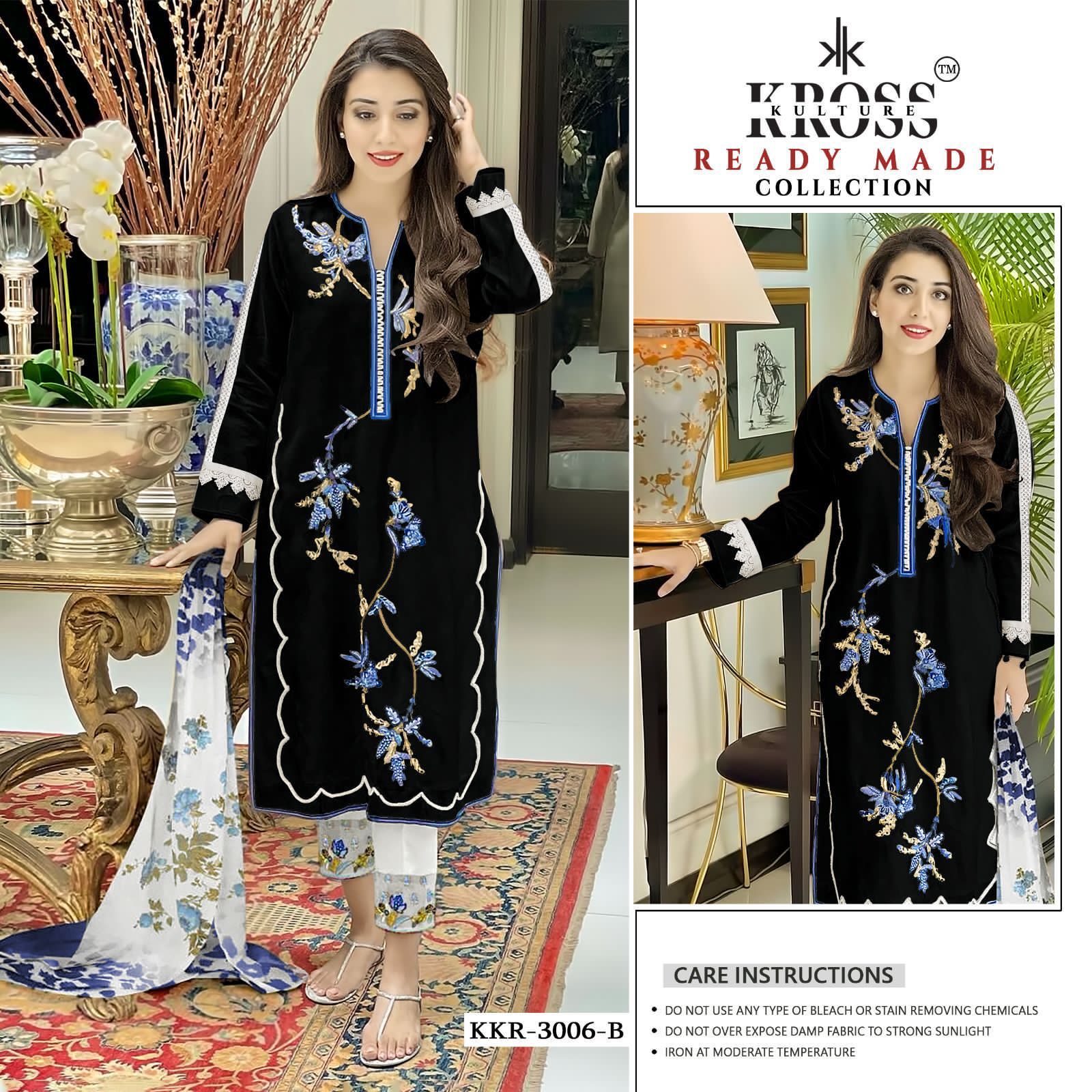 Kkr 3006 Kross Kulture Georgette Ready To Wear Collection