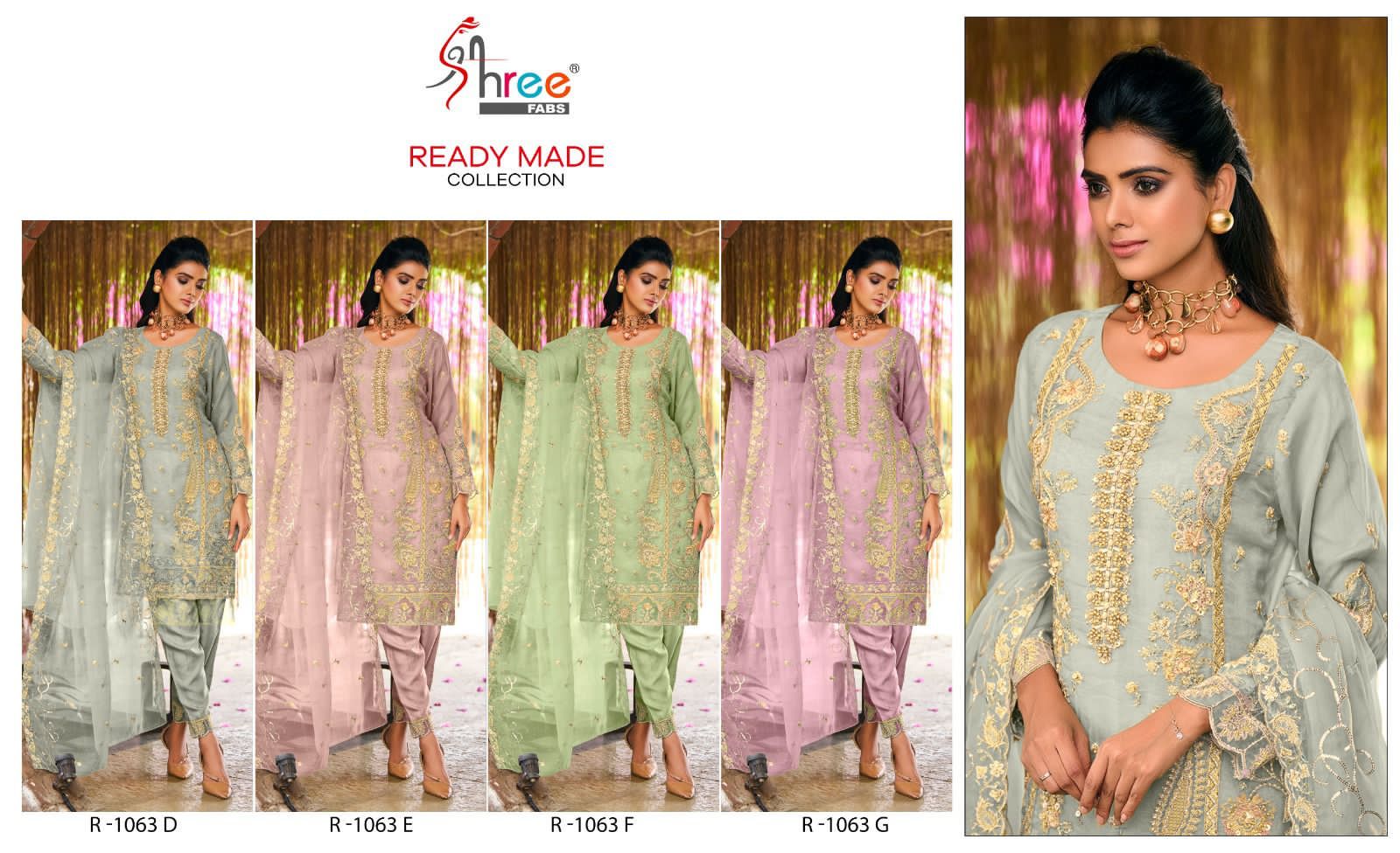 Sr 1063 Redymade Collection Shree Fabs