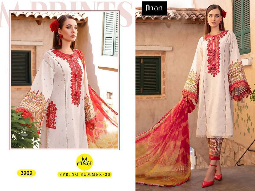 Jihan 3202 M Print Spring Summer 23 Cotton Collection