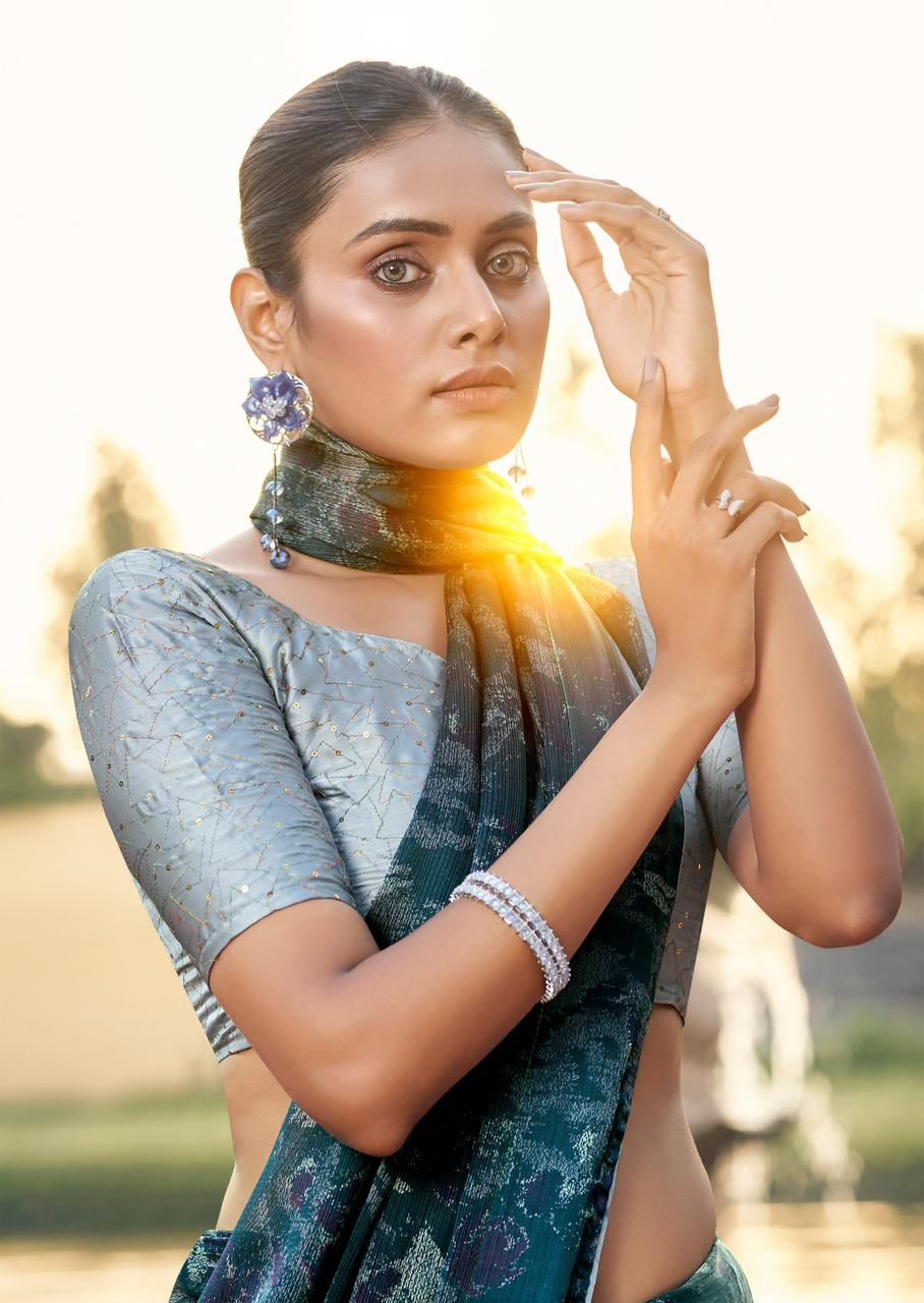 Ragini Lt Fabric Fancy Sarees