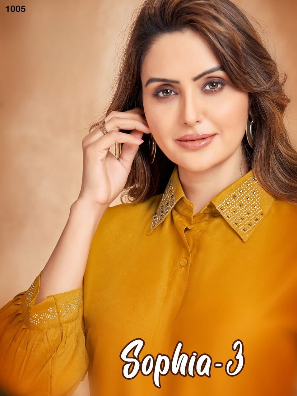 Sophia Vol 3 Heavy Chinon Co Ord Set Stockiest And Supplier Surat