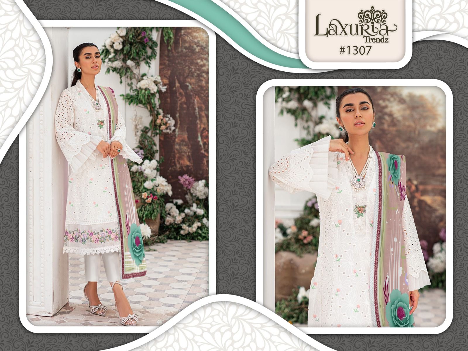 Laxuria Trendz D No 1307 Designer Eid Collection