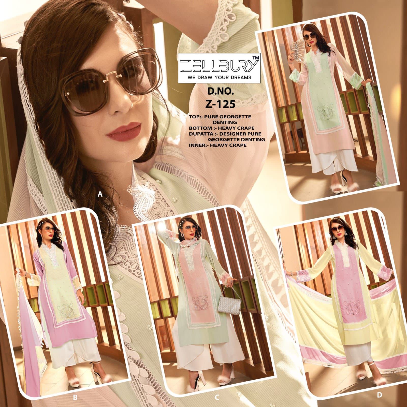 Zellbury 125 Laxury Pret Formal Wear Collection