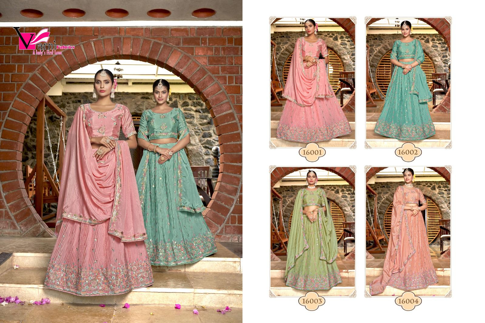 Varni Fabrics Zeeya Saheli Designer Lehengas Collection