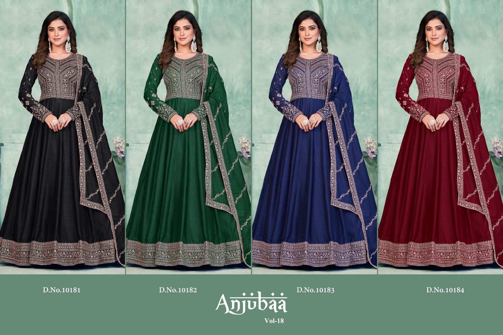 Anjubaa Vol 18 Dani Fashions Anarkali Dress