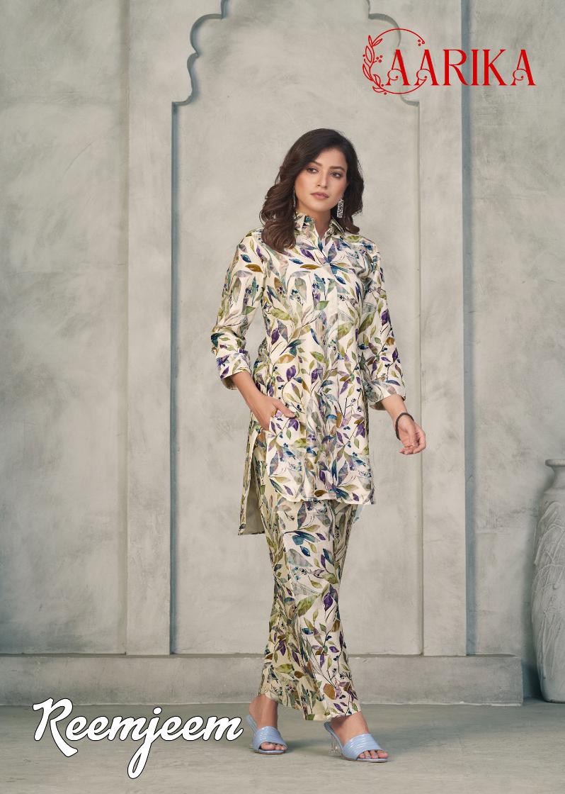 Reemjeem Aarika Digital Print Cord Set Collection Manufacturer Surat