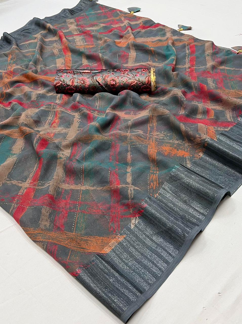 Aarchy Lt Fabric Georgette Saree