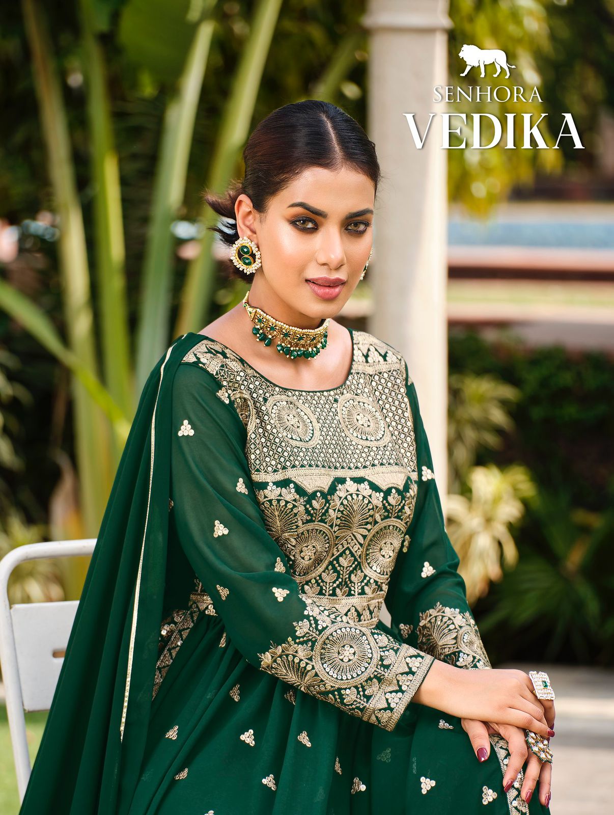Vedika Senhora Dresses Georgette Designer Collection