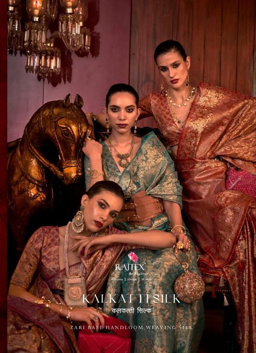 Rajtex New Launch Kalkatti Silk Series 327001 To 327008 Handloom Collection
