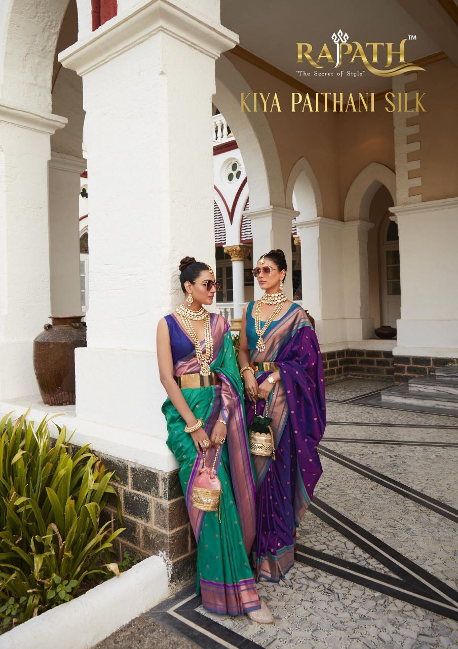 Rajpath Fabric New Catalog Kiya Paithani Silk