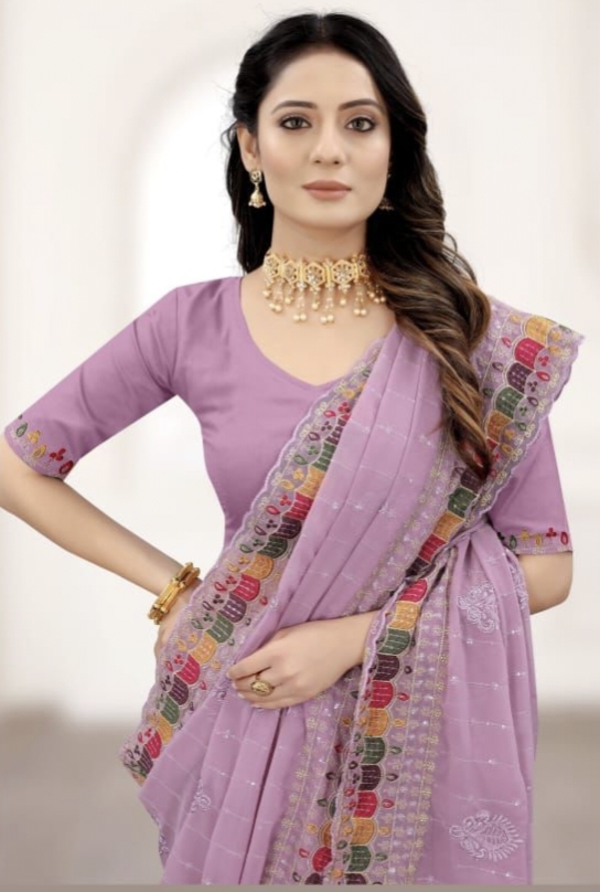 Sophie Utsav Nari Georgette Saree