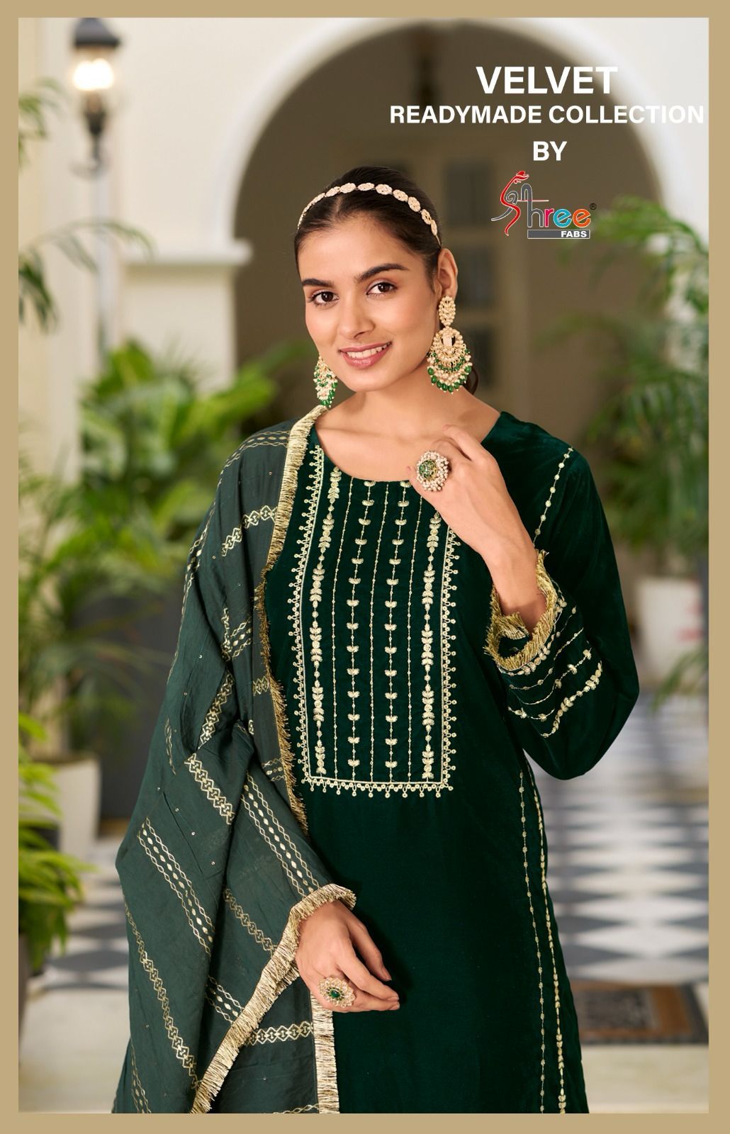Sv 1169 Shree Fabs Readymade Velvet Collection