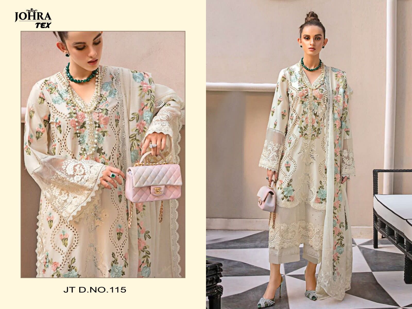 Jt 115 Johra Tex Cotton Suits Manufacturing Surat