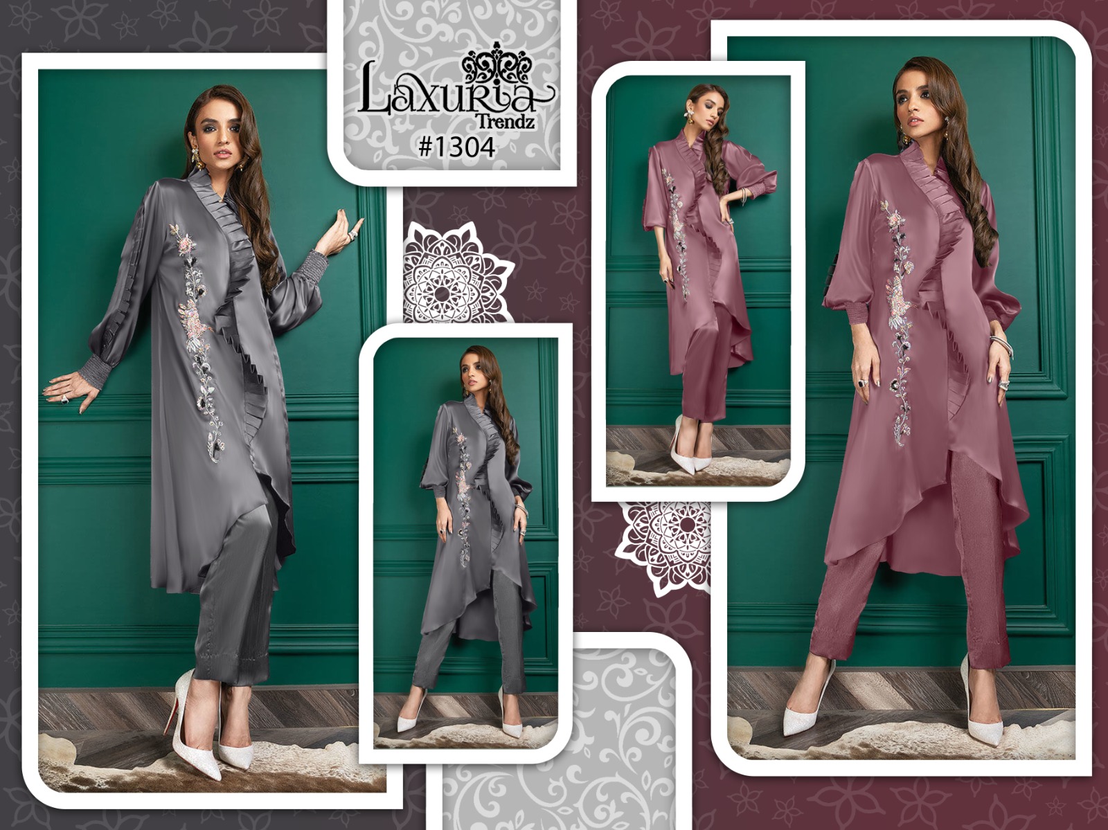 Laxuria Trendz D No 1304 Designer Gorgeous Handwork Collection Manufacturer Surat