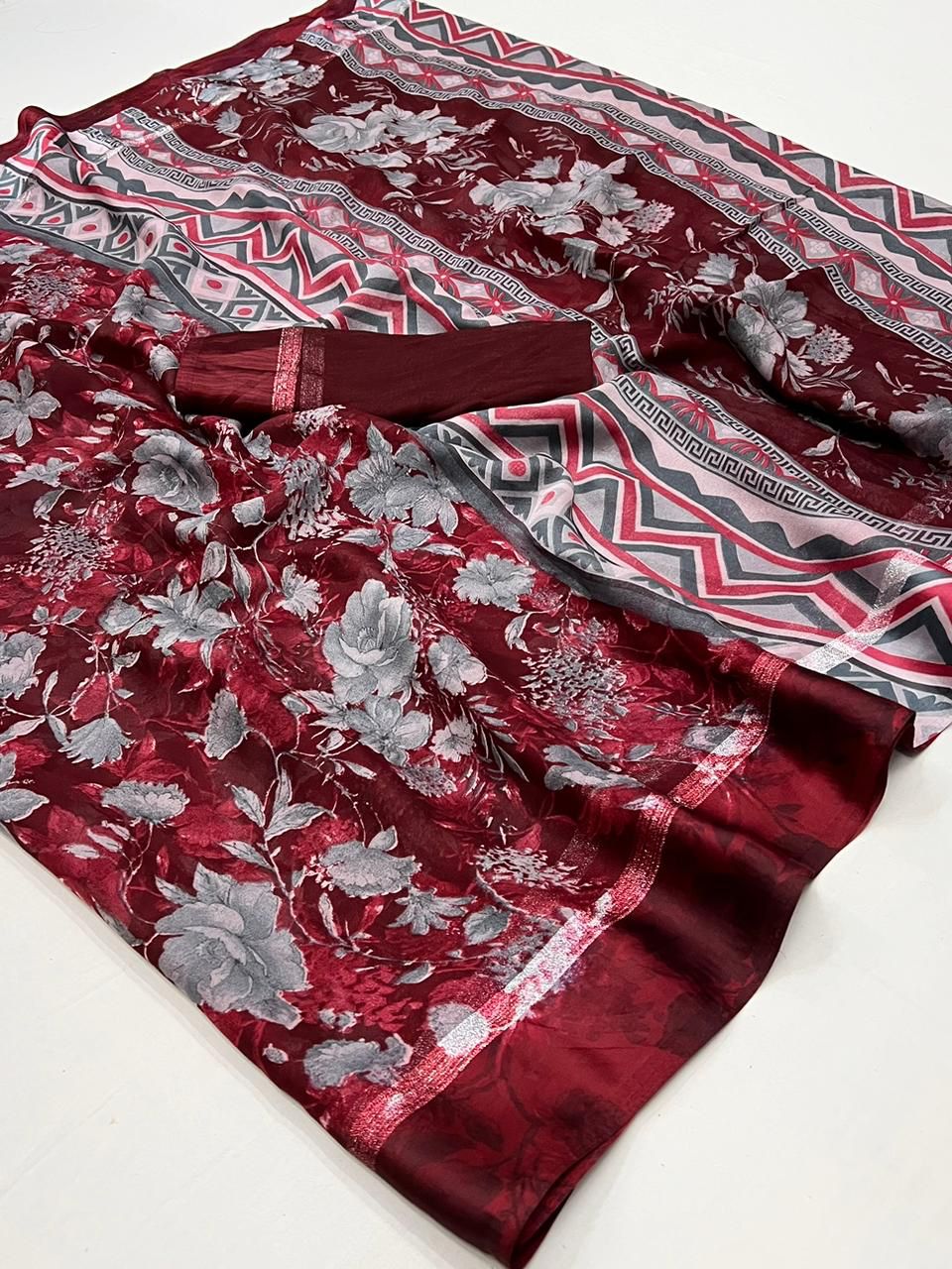 Lt Fabric Gulzar Pure Georgette Sarees Collection Surat