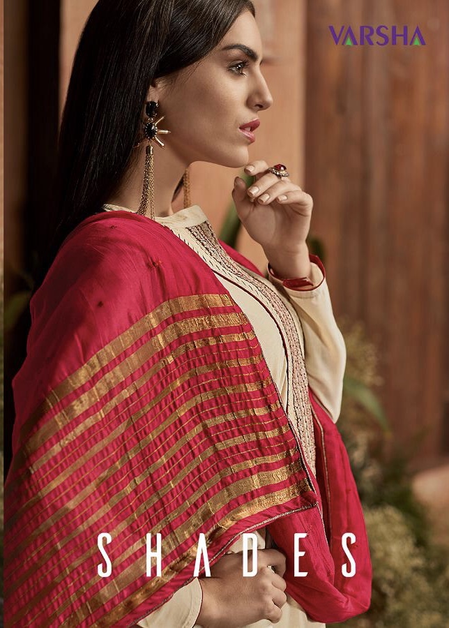 Shades By Varsha 51 Series Fancy Muslin Solid Salwar Kameez Catlog Wholesaler Surat