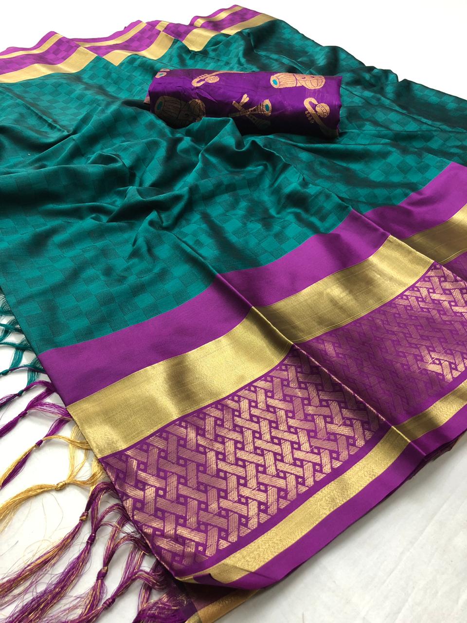 Panihari Silk Fancy Cotton Silk Saree Collection Wholesaler Surat