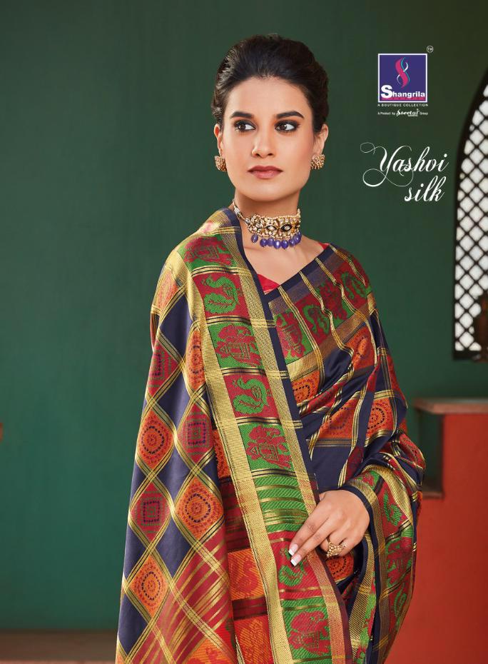 Yashvi Silk By Shangrila 5331 Series Fancy Pure Silk Patola Saree Catlog Wholesale Dealer Surat
