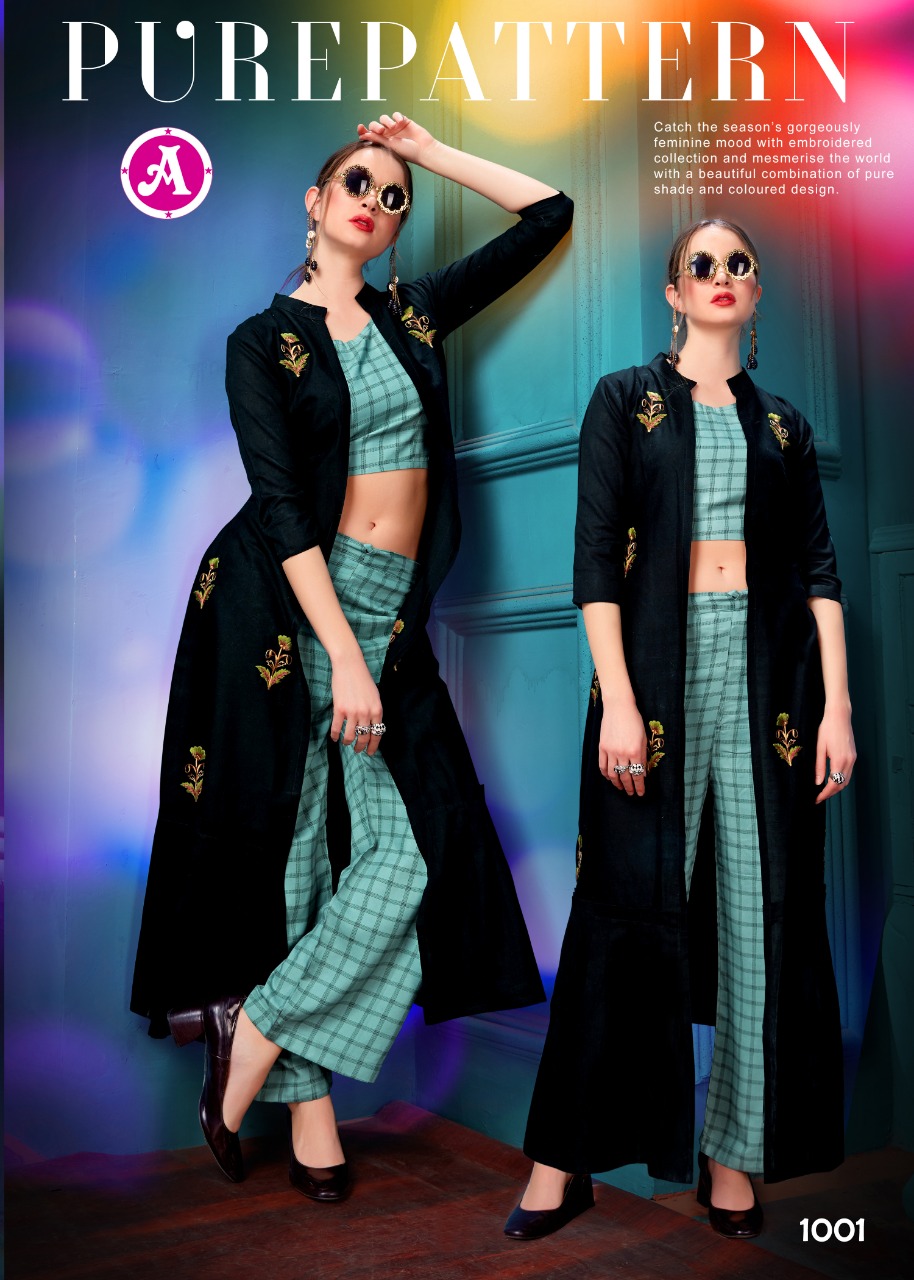 Celebration By Ayush Fashion 1001 Series Fancy Reyon Crop Top With Jacket Collection Wholesaler Sura