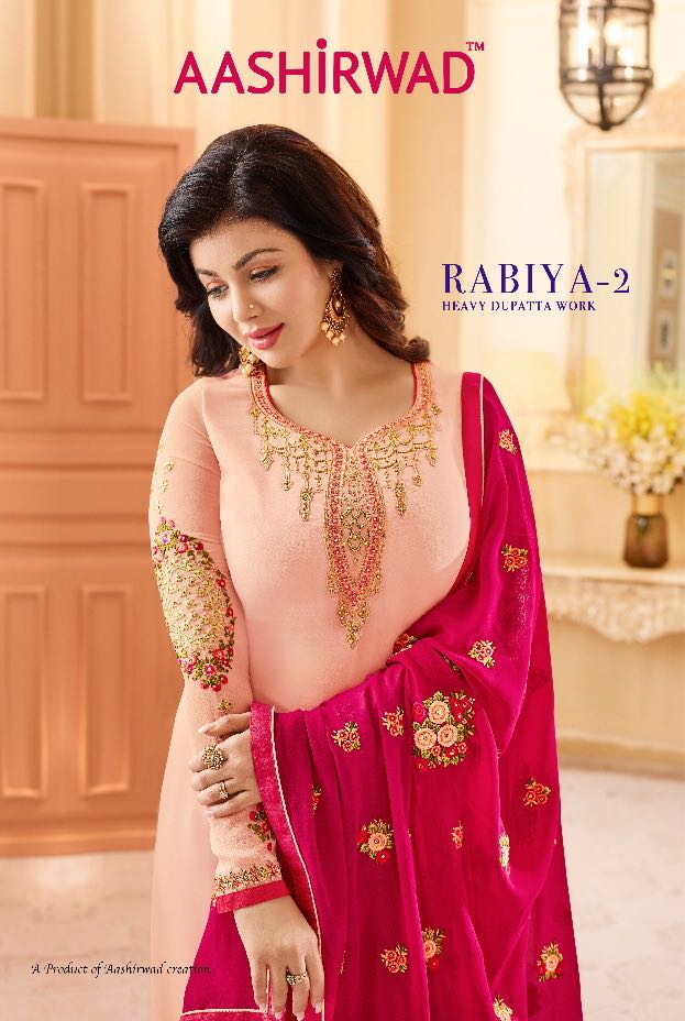 Aashirwad Rabiya Vol 2 Designer Heavy Dupatta Suit Collectio