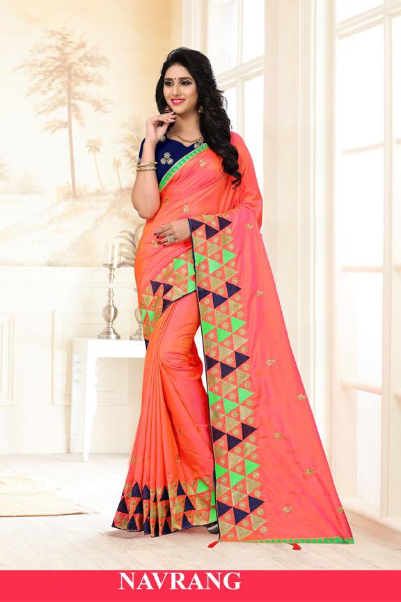 Navrang By Right One Fancy Sana Silk Saree Catlog Wholesale Dealer Surat