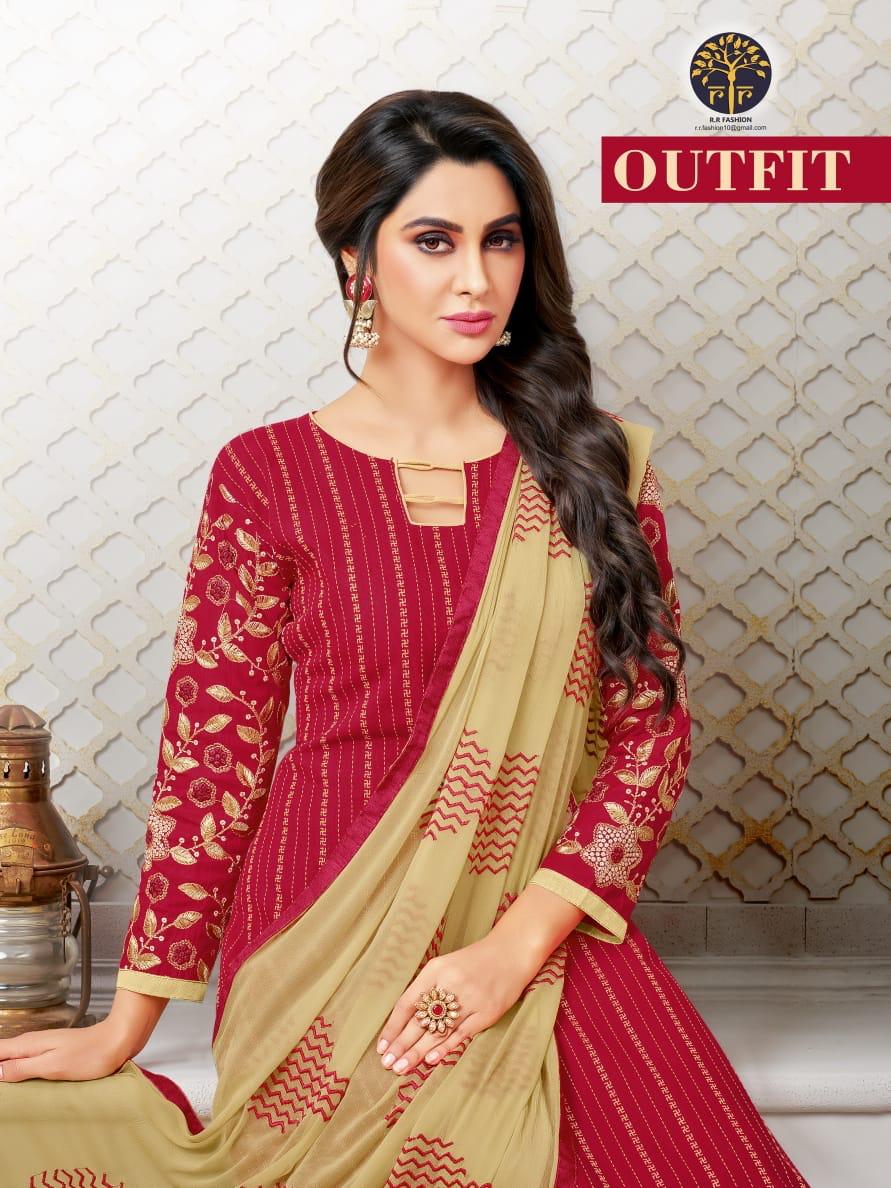 Outfit By Rr Fashion 4101 Series Fancy South Cotton Handloom Weaving Salwar Kameez Catlog Wholesale ...