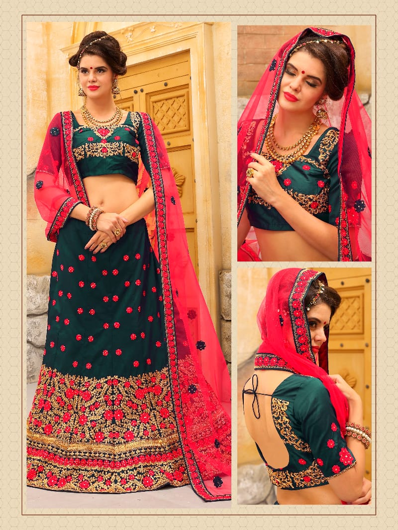Designer Lehnga 2004 Series Tapeta Silk Designer Party Wear Lehnga Collection Wholesale Dealer And S...