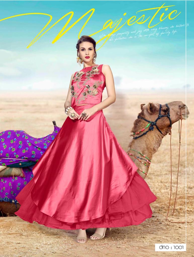 Sim 1001 Series Heavy Designer Party Wear Gown Collection Wholesaler Surat