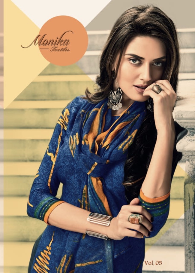 Sunlight Vol 6 By Anmol Tex Monika Fashion 1101 Series Fancy Americal Crepe Printed Salwar Kameez Ca...