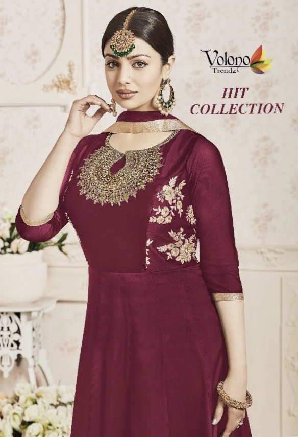Volono Trendz Hit Collection 207 Colours Georgette Gowns