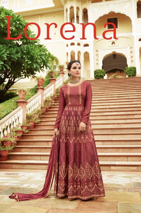 Lorena By Leo 101 Series Designer Party Wear Gown Suit Collection Wholesaler Surat