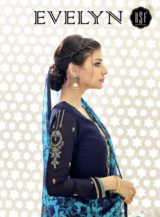 Riddhi Siddhi Fashion Evelyn 13701 Series Georgette Salwar Kameez Catlog Wholesale Dealer And Suppli...