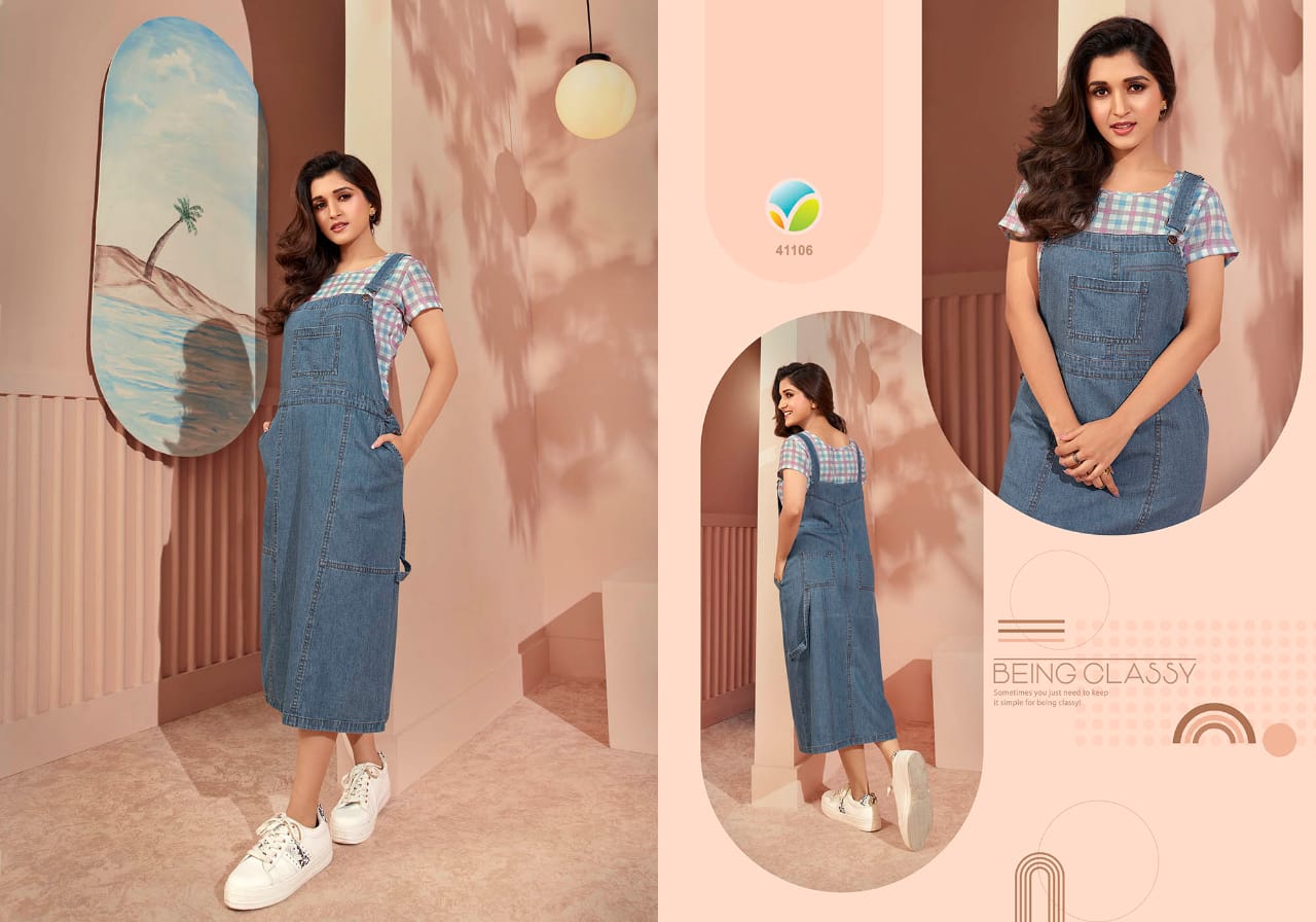 The Denim 3 Denim Kurties By Tumbaa Vinay Fashion Llp